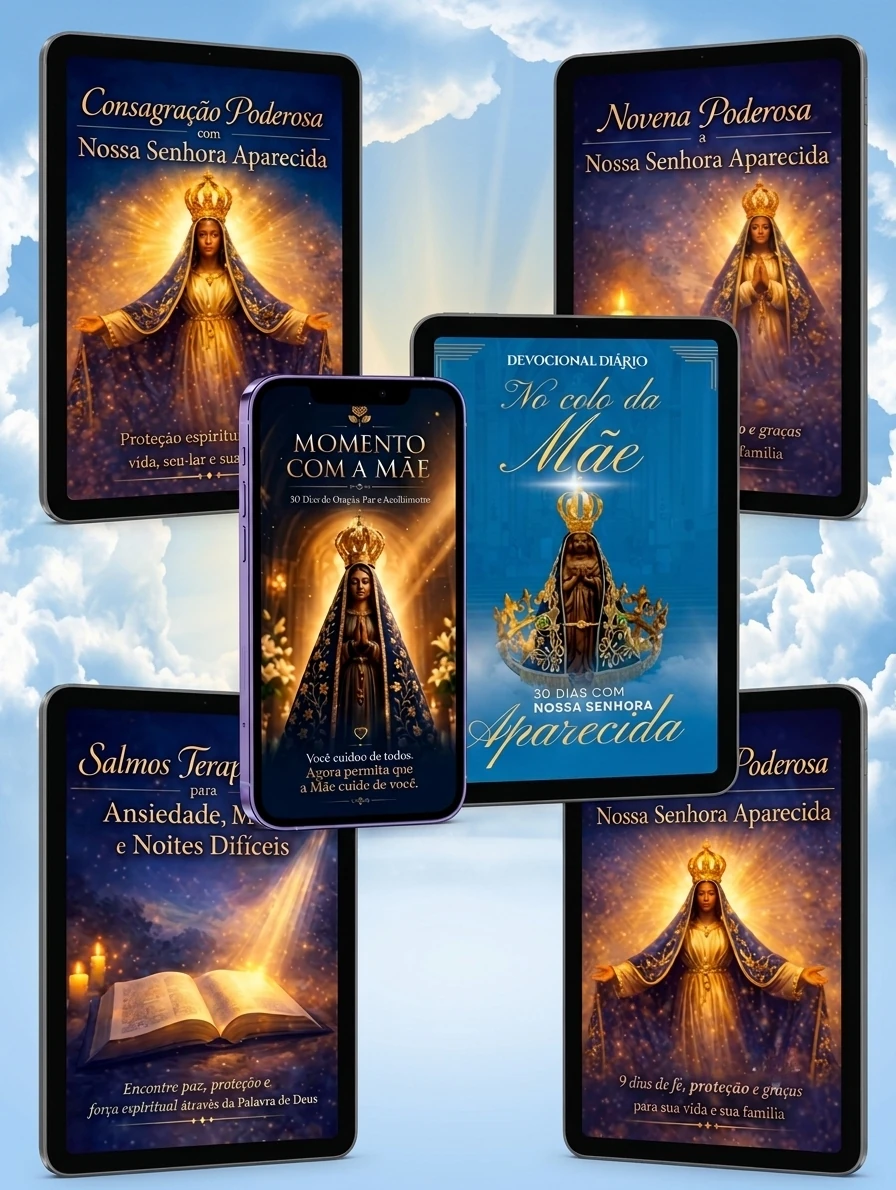 Kit Completo Sob o Manto da Mãe — Todos os Produtos